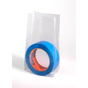 16" x 14" x 30" x 1.5 mil Clear Eco-Manufactured Plastic Side-Gusseted Bags (Case of 500)