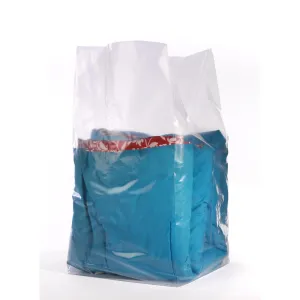 16" x 14" x 30" x 2 mil Clear Eco-Manufactured Plastic Side-Gusseted Bags (Case of 250)
