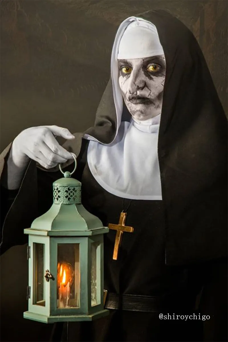 2018 Horror Movie The Nun Trailer Valak Sister Cosplay Costumes The Conjuring Women Halloween Costumes