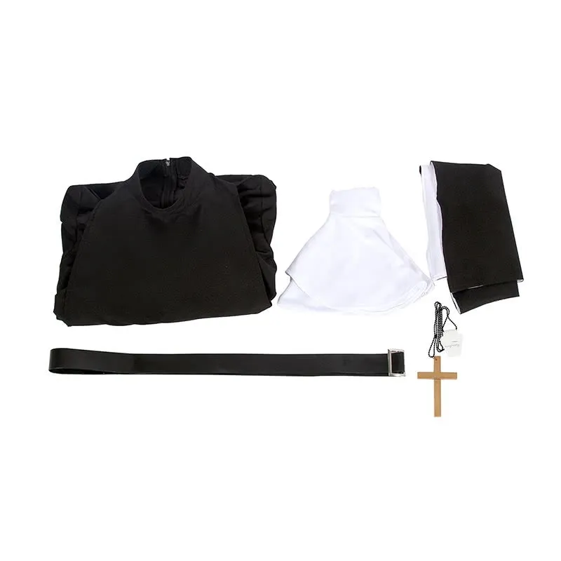 2018 Horror Movie The Nun Trailer Valak Sister Cosplay Costumes The Conjuring Women Halloween Costumes