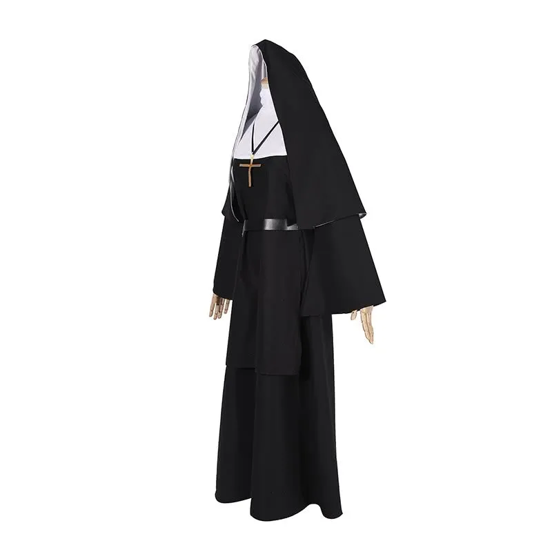 2018 Horror Movie The Nun Trailer Valak Sister Cosplay Costumes The Conjuring Women Halloween Costumes
