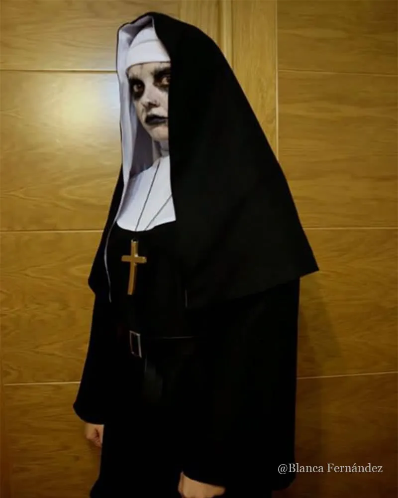 2018 Horror Movie The Nun Trailer Valak Sister Cosplay Costumes The Conjuring Women Halloween Costumes