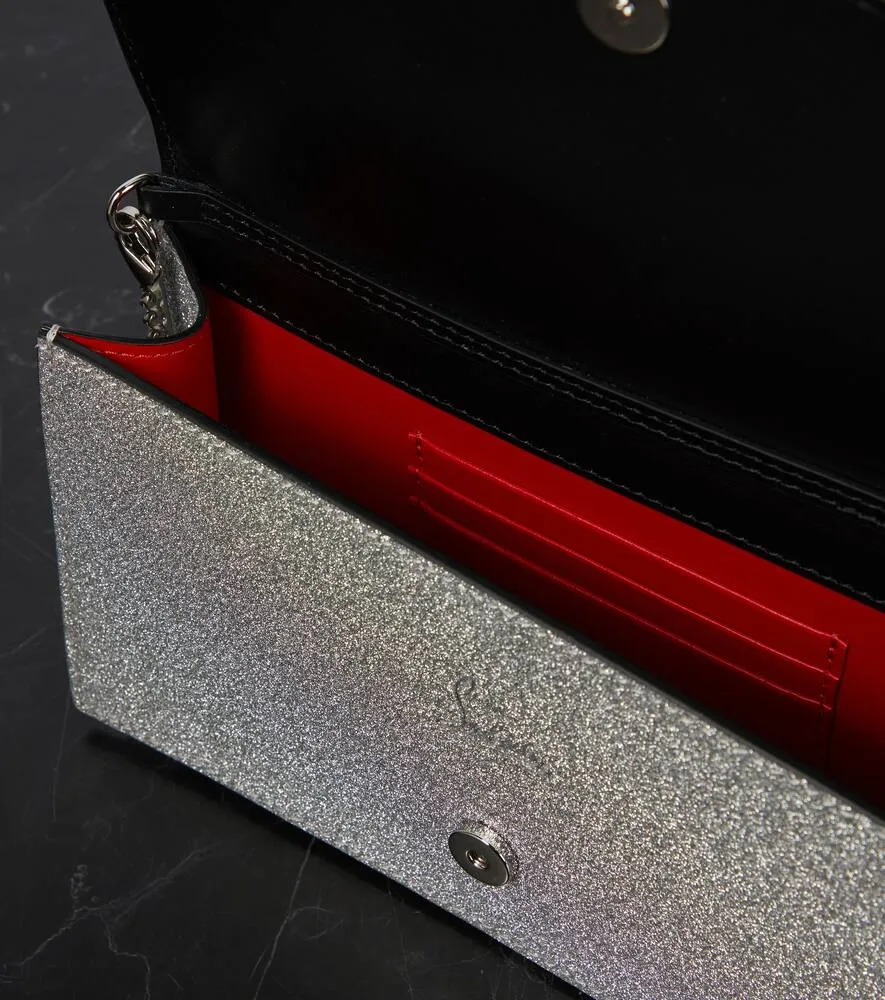 Christian Louboutin Loubi54 embellished leather shoulder bag