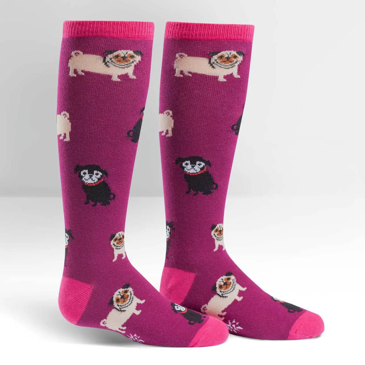Junior Pug Knee High Socks (Kid's)