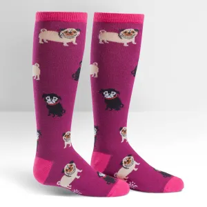 Junior Pug Knee High Socks (Kid's)