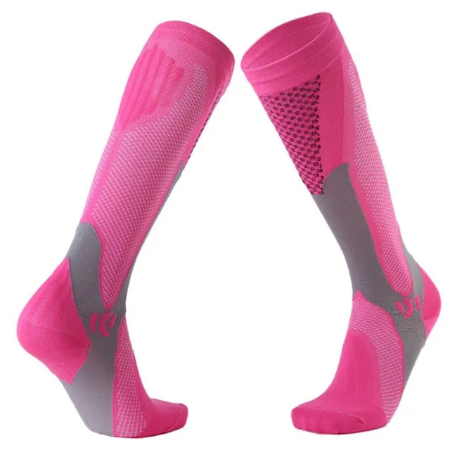 Men Leg Support Stretch Long Compression Socks
