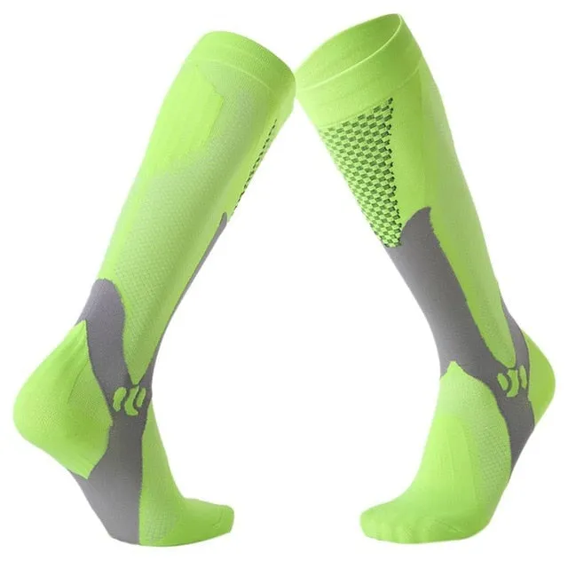 Men Leg Support Stretch Long Compression Socks