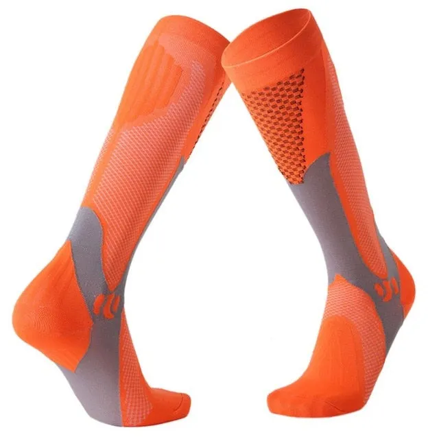 Men Leg Support Stretch Long Compression Socks