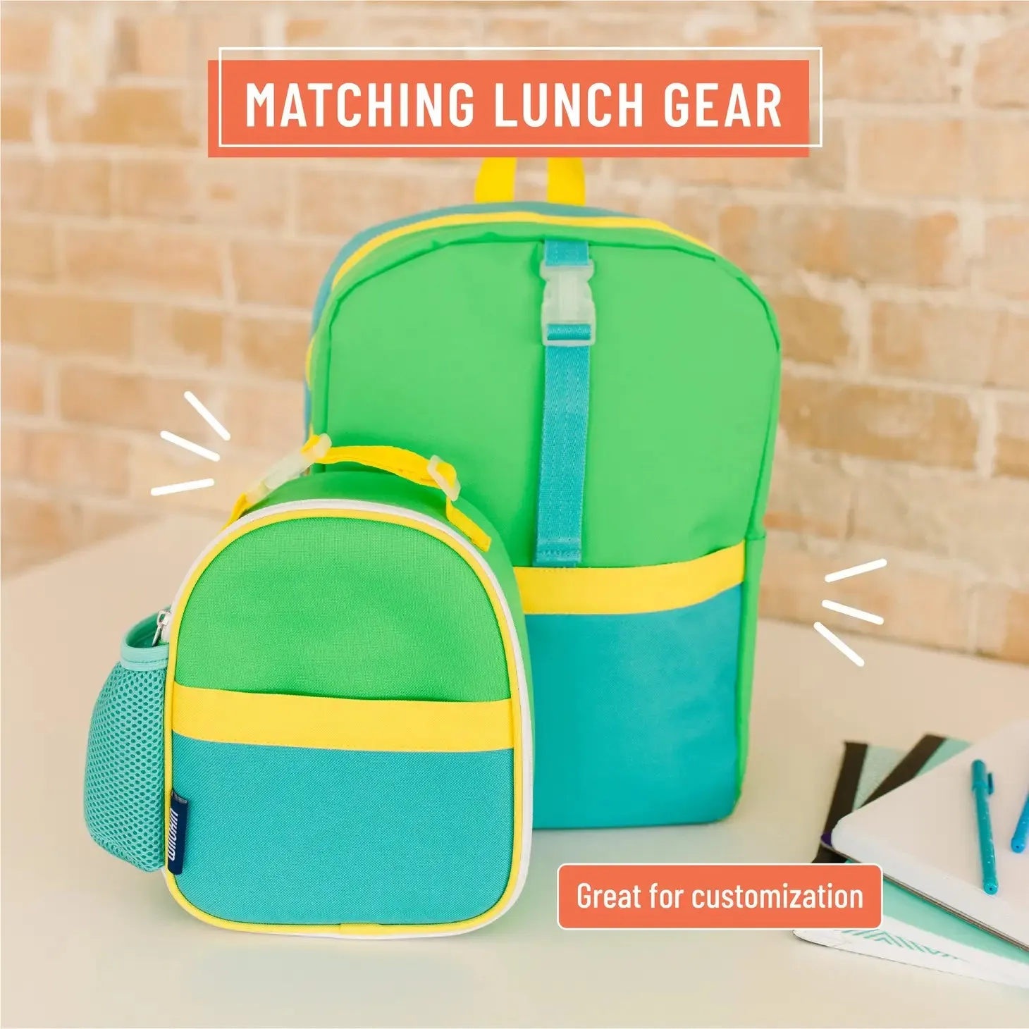 Monster Green Pack It All Backpack