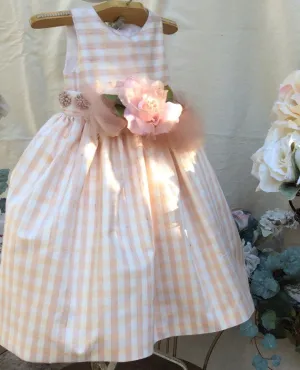 Silk Baby Girl Dress - Toddlers Girl Birthday Dress - Nelly