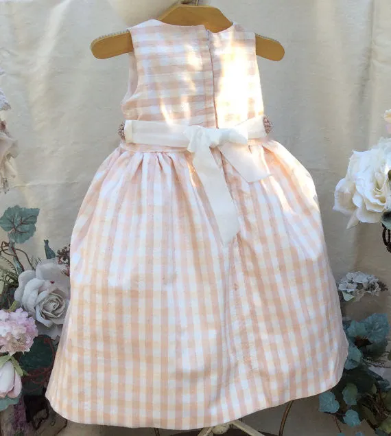 Silk Baby Girl Dress - Toddlers Girl Birthday Dress - Nelly