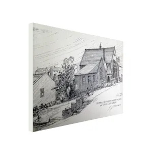 Wilsden Former Methodist Sunday School Canvas Print