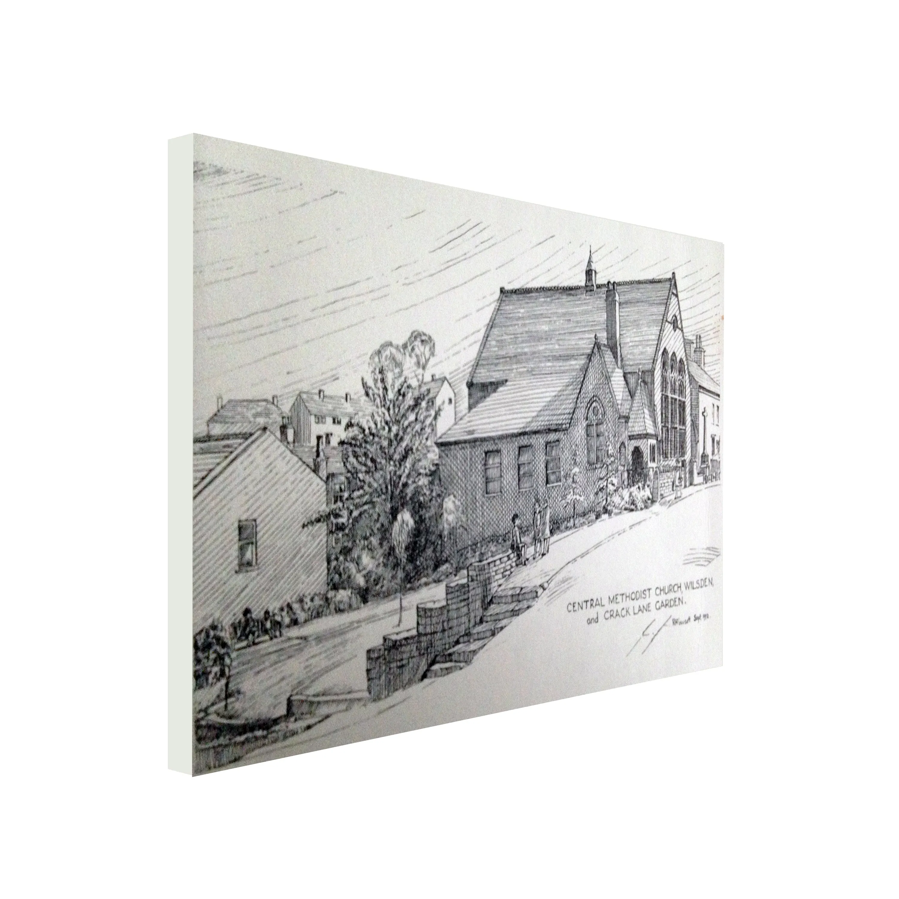 Wilsden Former Methodist Sunday School Canvas Print