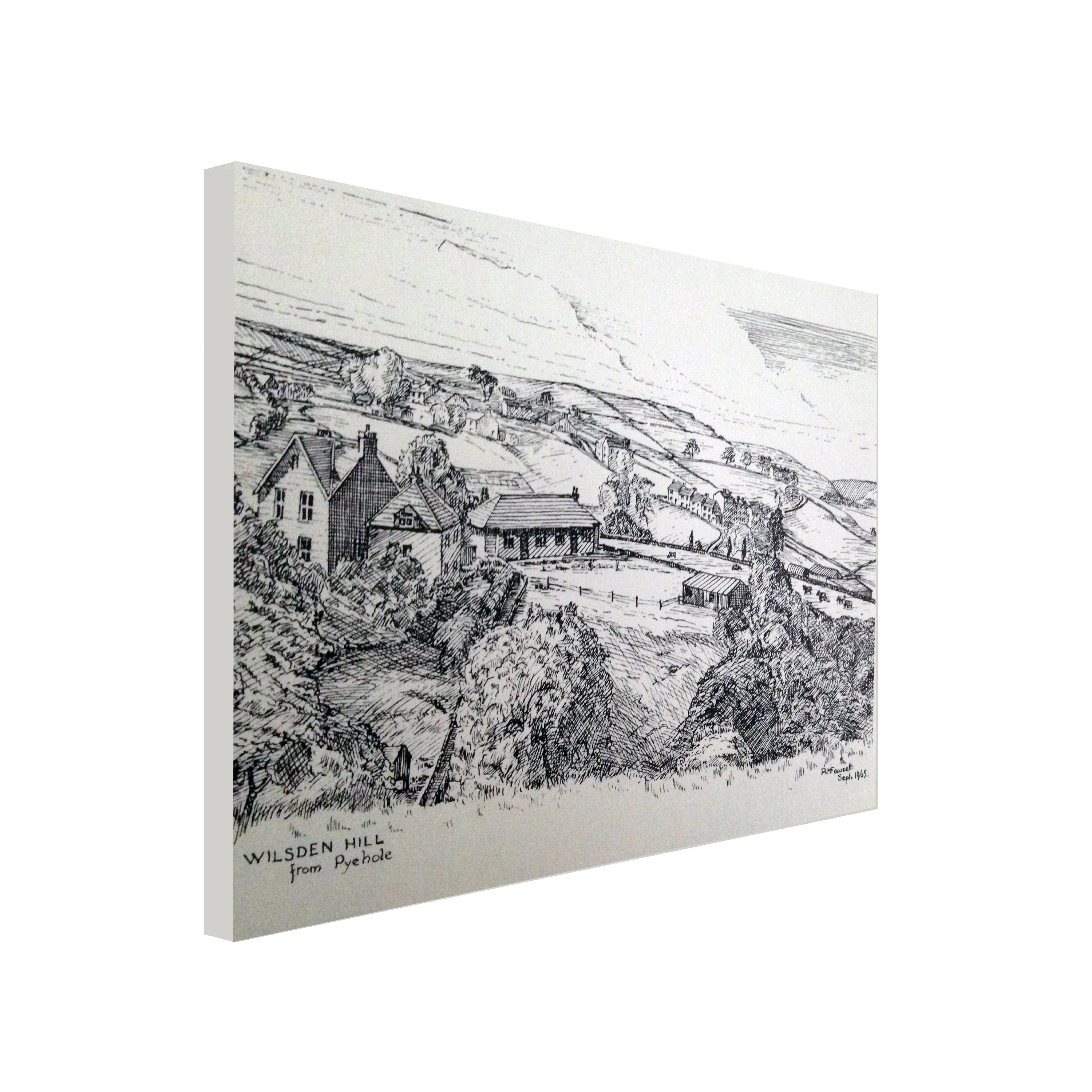 Wilsden From Pyehole Canvas Print