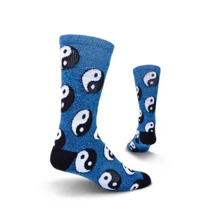 Yin Yang Crew Socks (Men's)